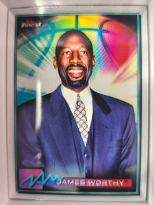 2021 Topps Finest Basketball James Worthy #42