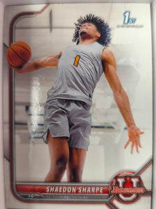 2021-22 Bowman University Basketball Shaedon Sharpe #91