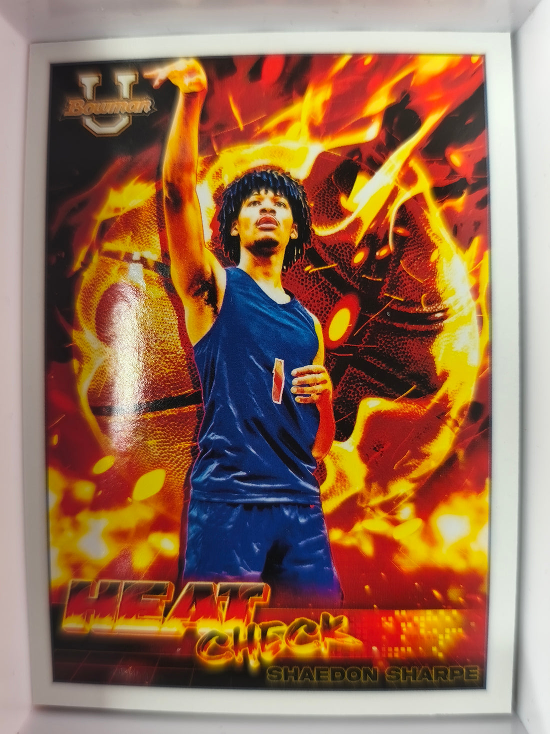 2021-22 Bowman University Basketball Heat Check Shaedon Sharpe #HC-14