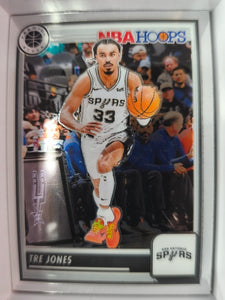 2023-24 Hoops Premium Stock Basketball Tre Jones #165