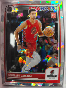 2023-24 Hoops Premium Stock Basketball Ice Prizm Toumani Camara #10 Rookie