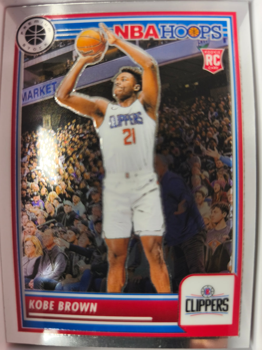 2023-24 Hoops Premium Stock Basketball Kobe Brown #55