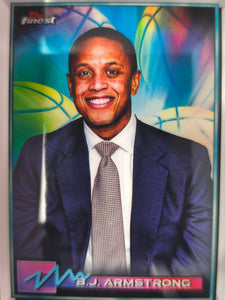 2021 Topps Finest Basketball B.J. Armstrong #47