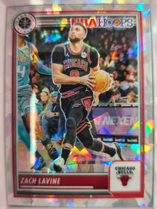 2023-24 Hoops Premium Stock Basketball Ice Prizm Zach LaVine #195