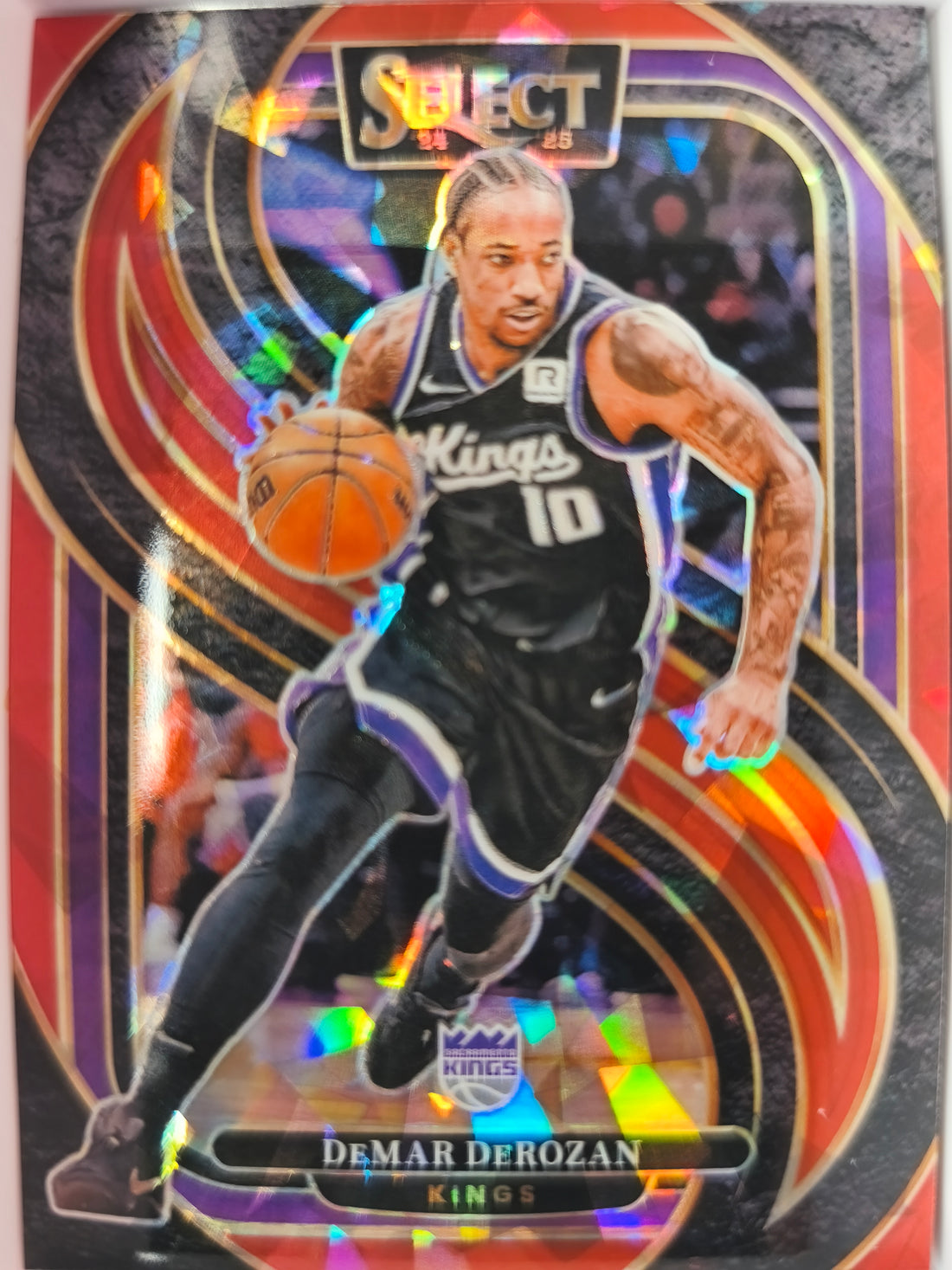 2024-25 Panini Select Basketball Red Cracked Ice Prizm DeMar DeRozan #122