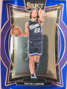 2024-25 Panini Select Basketball Blue (Retail) Devin Carter #92 Rookie