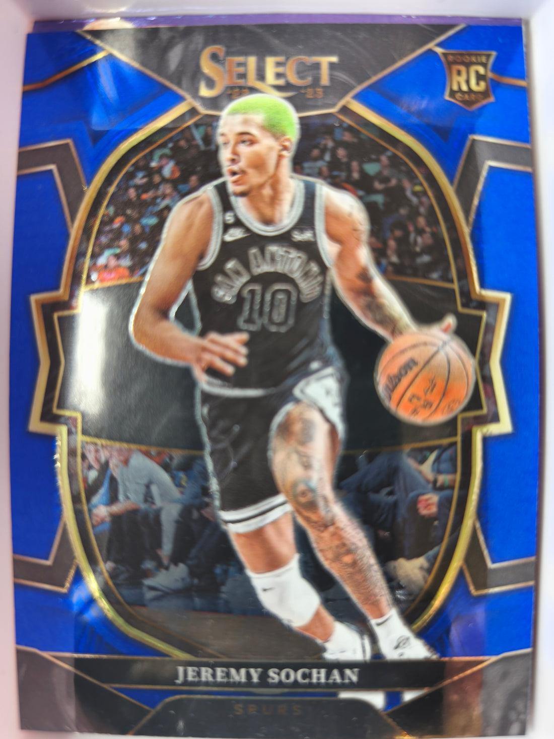 2022-23 Panini Select Basketball Blue (Retail Base) Jeremy Sochan #86 Rookie