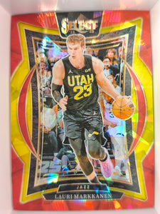 2024-25 Panini Select Basketball Tri-Color Prizm Lauri Markkanen #62
