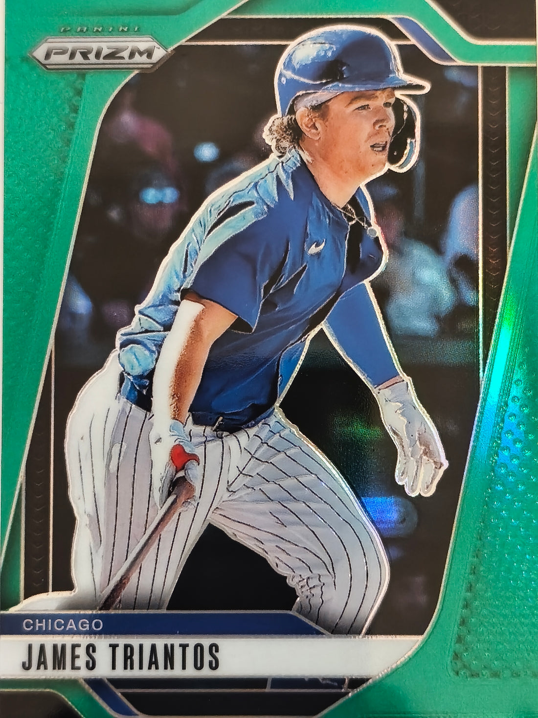 2025 Panini Prizm Baseball Green Prizms James Triantos #200