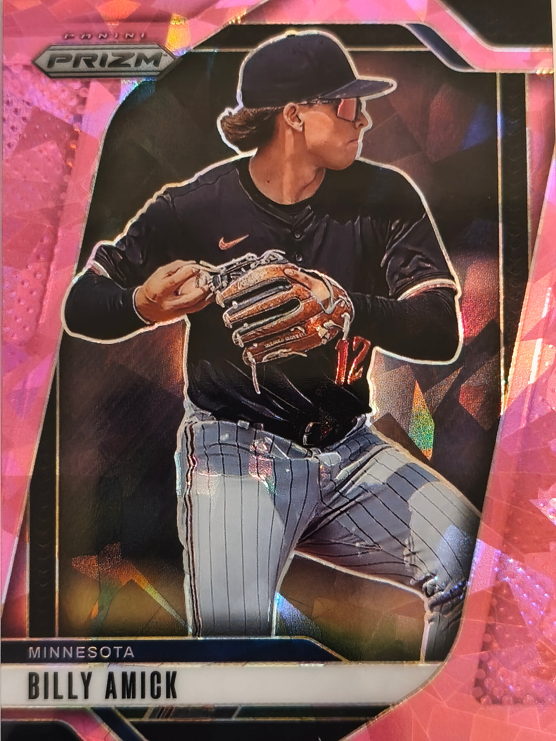 2025 Panini Prizm Baseball Pink Ice Prizms Billy Amick #56
