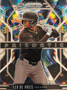 2025 Panini Prizm Baseball Prizmatic Leo De Vries #8