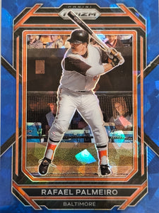 2023 Panini Prizm Baseball Blue Ice Prizms Rafael Palmeiro #85