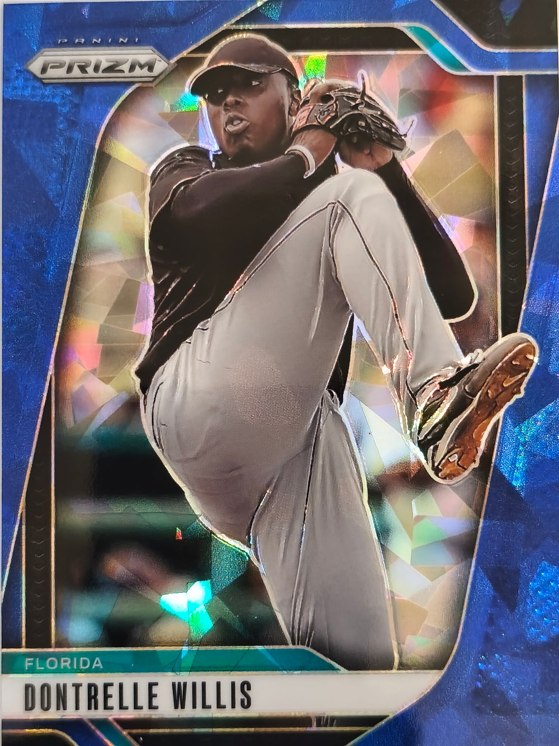 2025 Panini Prizm Baseball Blue Ice Prizms Dontrelle Willis #154