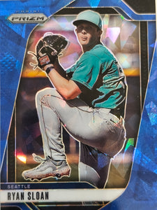 2025 Panini Prizm Baseball Blue Ice Prizms Ryan Sloan #58