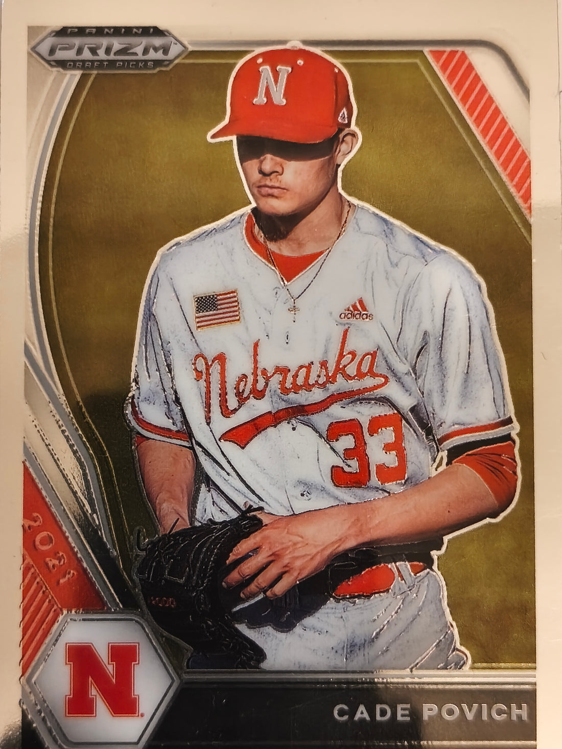 2021 Panini Prizm Draft Picks Baseball Cade Povich #PDP98