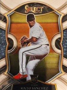 2021 Panini Select Baseball Sixto Sanchez #33 Rookie