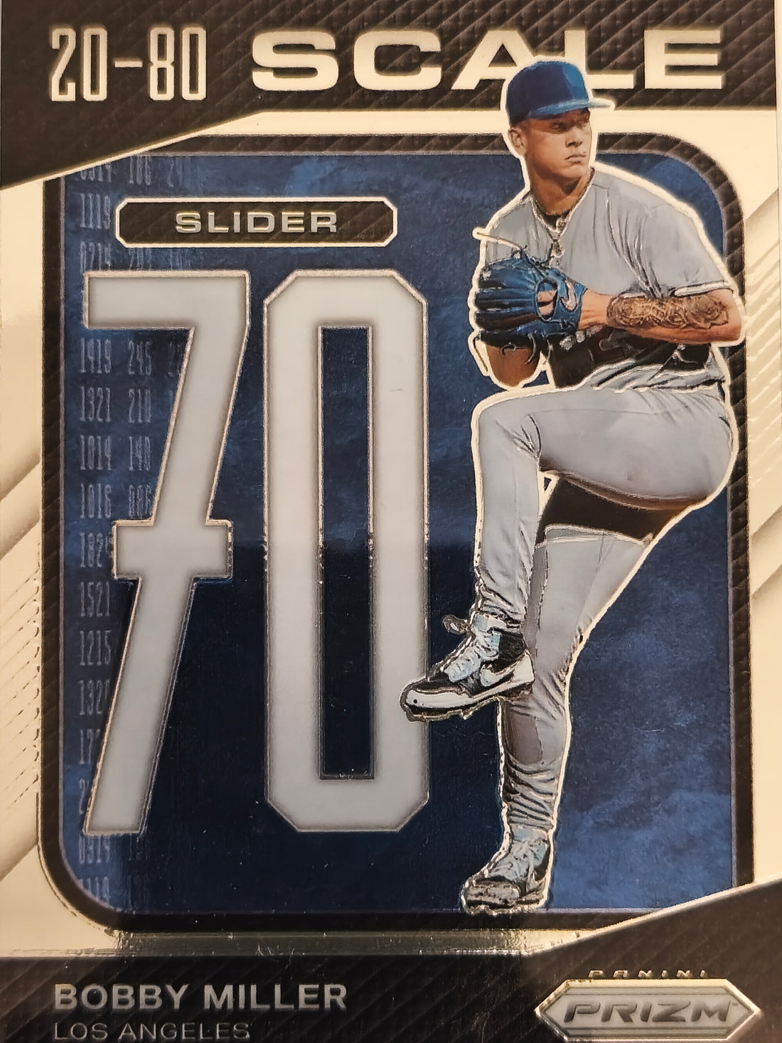 2023 Panini Prizm Baseball 20-80 Scale Bobby Miller #SC14