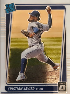 2021 Donruss Baseball Cristian Javier #42 Rookie
