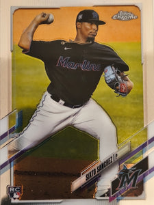2021 Topps Chrome Baseball Sixto Sanchez #193 Rookie