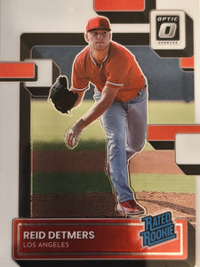 2022 Donruss Optic Baseball Reid Detmers #43 Rookie