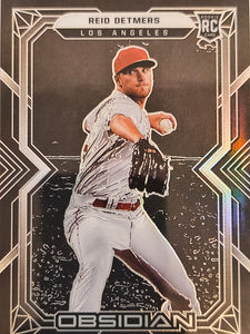 2022 Panini Chronicles Baseball Obsidian Reid Detmers #8 Rookie