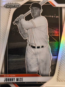 2025 Panini Prizm Baseball Silver Prizms Johnny Mize #113