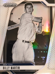 2025 Panini Prizm Baseball Silver Prizms Billy Martin #109