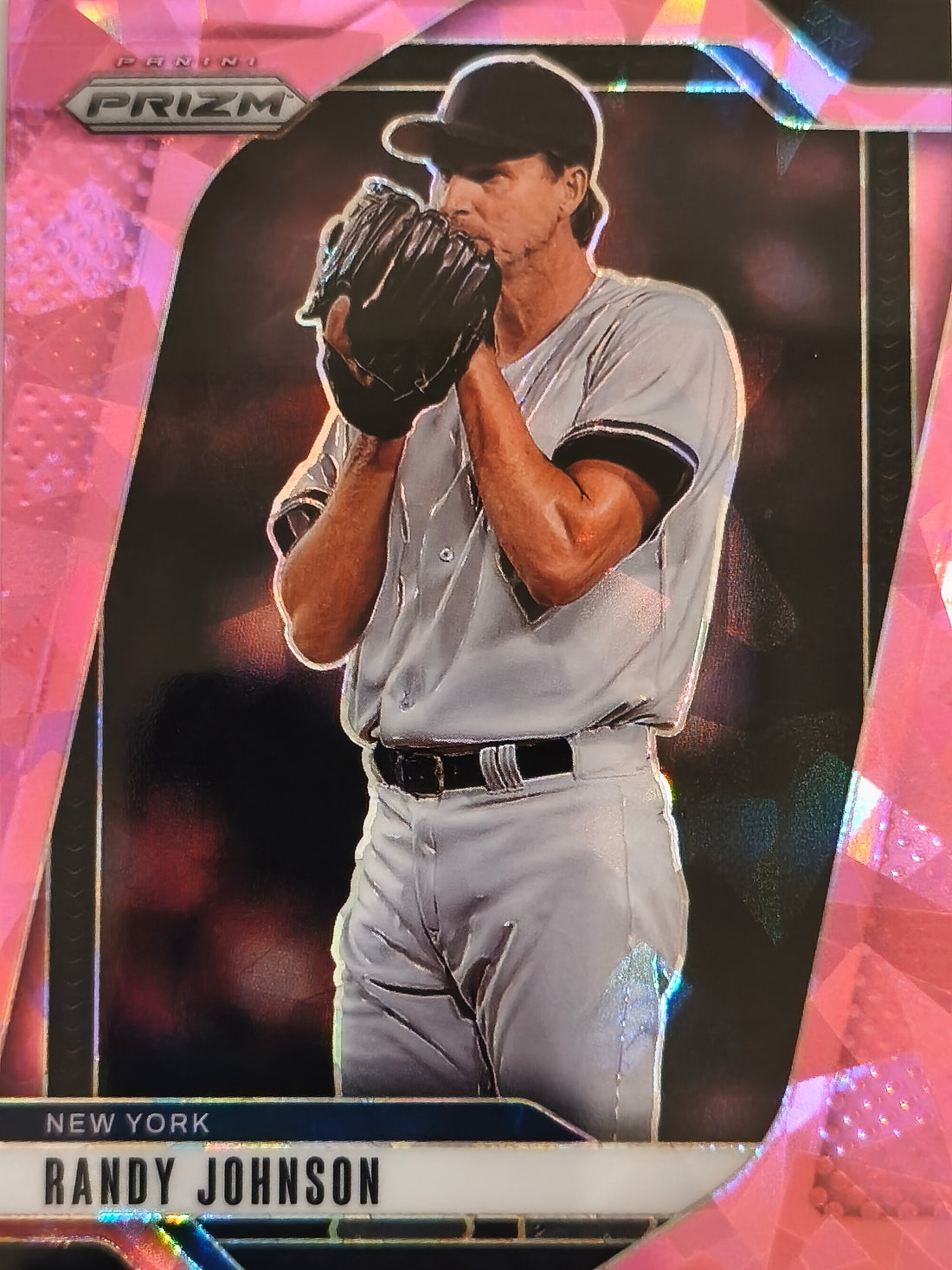 2025 Panini Prizm Baseball Pink Ice Prizms Randy Johnson #43
