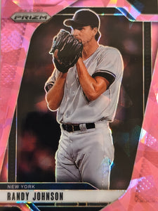2025 Panini Prizm Baseball Pink Ice Prizms Randy Johnson #43