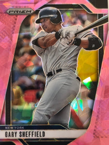 2025 Panini Prizm Baseball Pink Ice Prizms Gary Sheffield #128