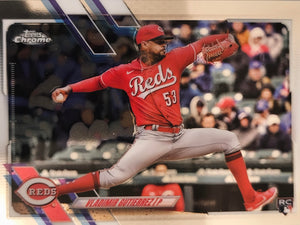 2021 Topps Chrome Update Baseball Vladimir Gutierrez #USC84 Rookie