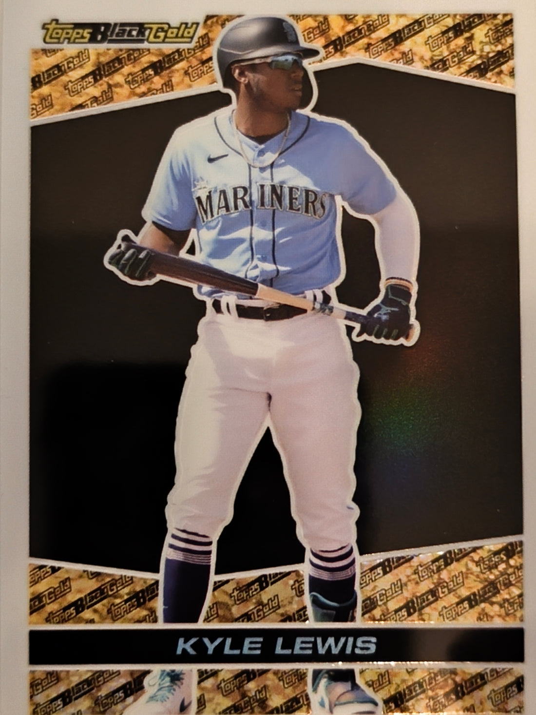 2021 Topps Chrome Update Baseball Topps Black Gold Kyle Lewis #BGC-26