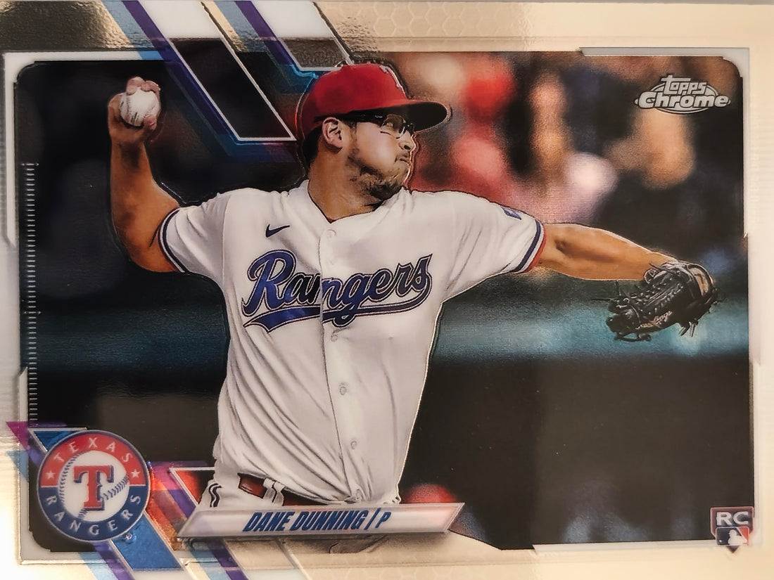 2021 Topps Chrome Update Baseball Dane Dunning #USC9 Rookie