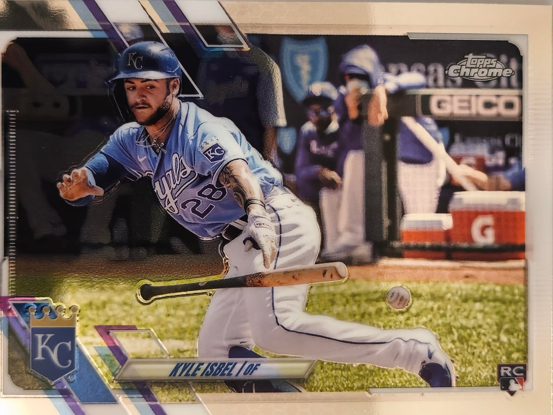 2021 Topps Chrome Update Baseball Kyle Isbel #USC98 Rookie