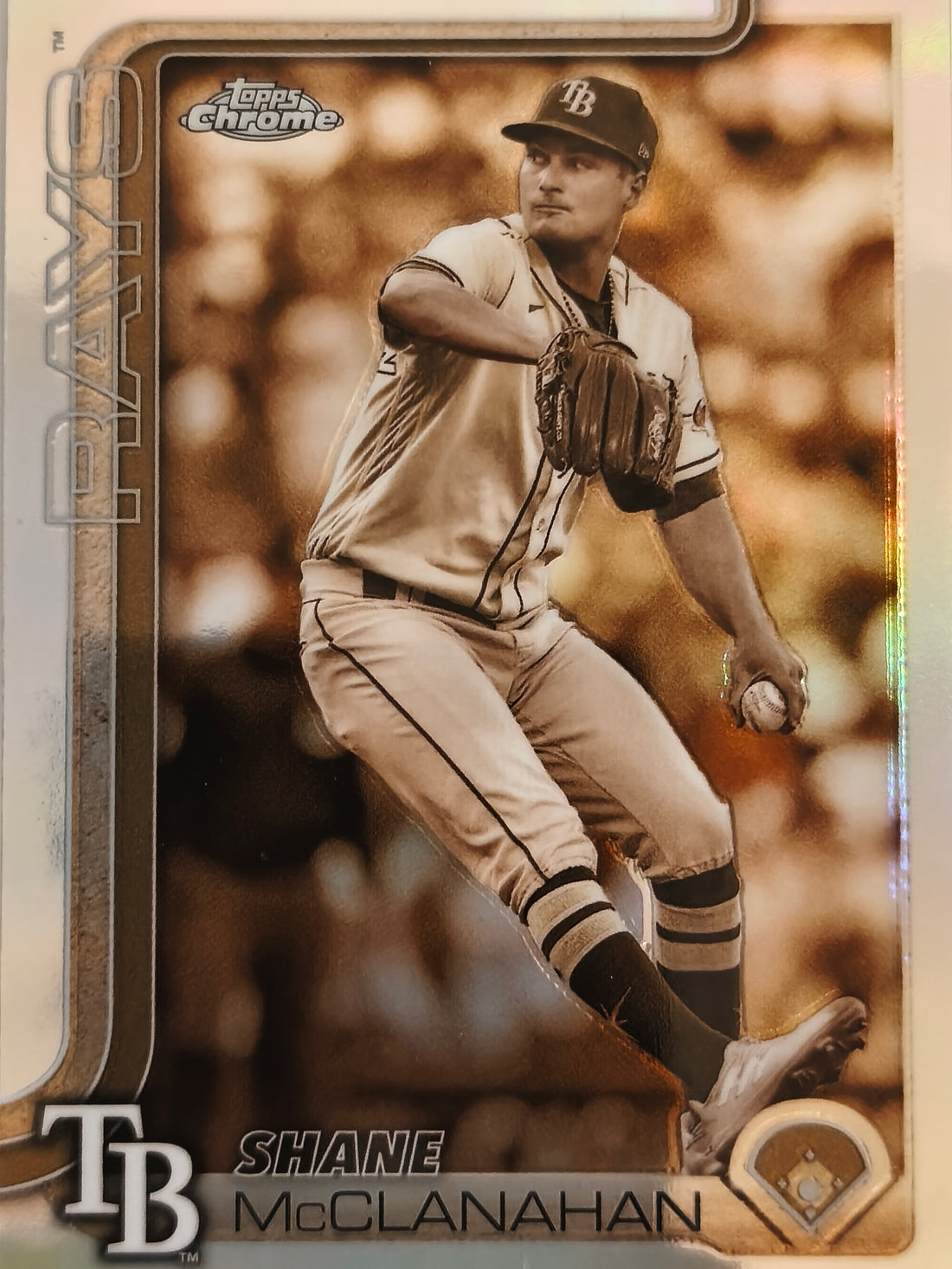 2025 Topps Chrome Baseball Sepia Refractors Shane McClanahan #298