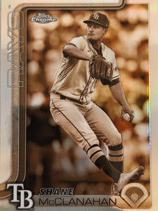 2025 Topps Chrome Baseball Sepia Refractors Shane McClanahan #298
