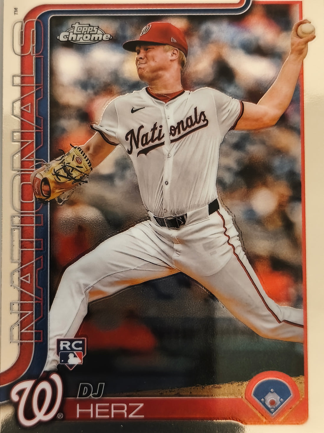 2025 Topps Chrome Baseball DJ Herz #270 Rookie