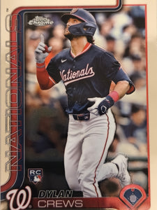 2025 Topps Chrome Baseball Dylan Crews #146 Rookie