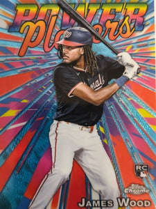 2025 Topps Chrome Baseball Power Players James Wood #PP-19