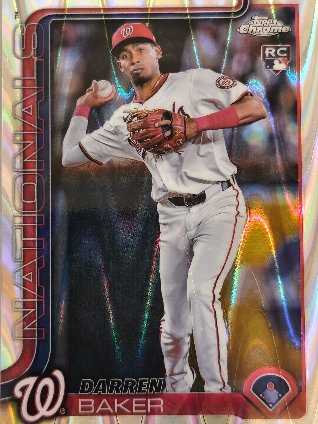 2025 Topps Chrome Baseball Raywave Refractors Darren Baker #231 Rookie