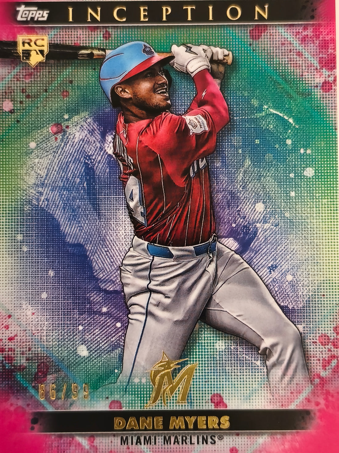 2024 Topps Inception Baseball Magenta 86/99 Dane Myers #40