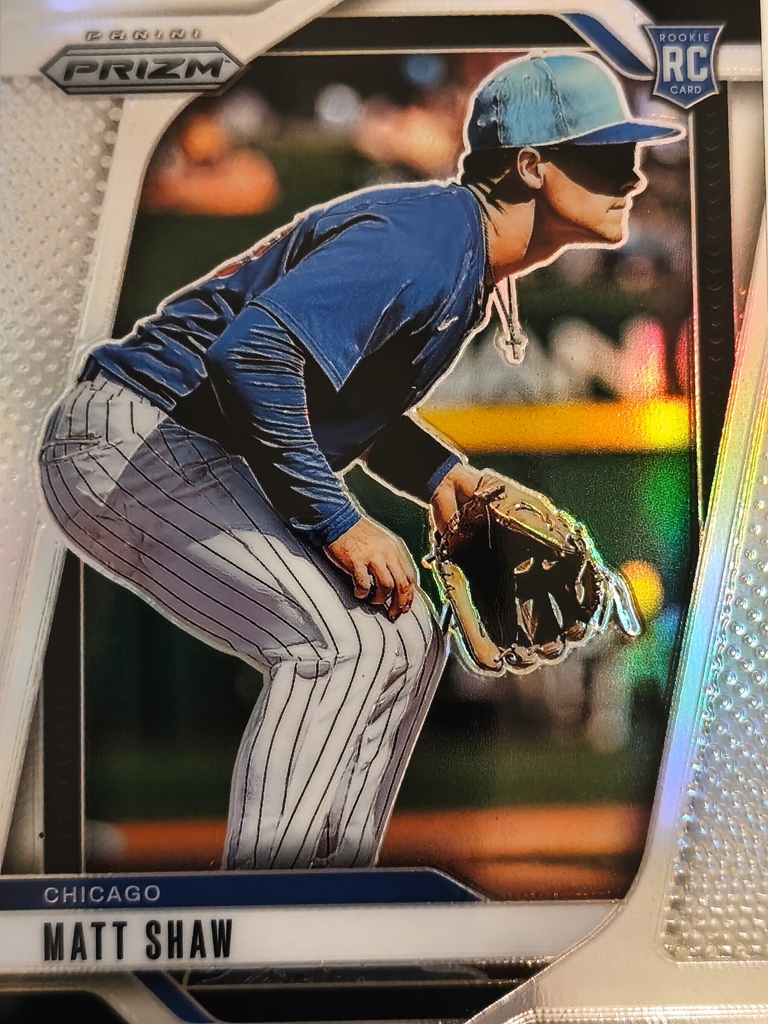 2025 Panini Prizm Baseball Silver Prizms Matt Shaw #155 Rookie