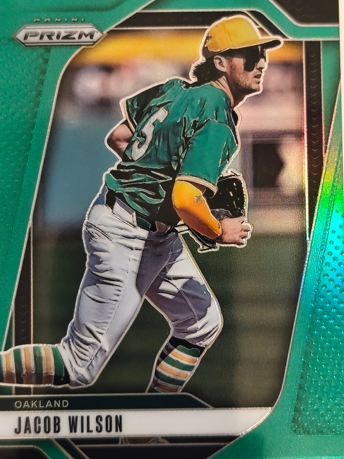 2025 Panini Prizm Baseball Green Prizms Jacob Wilson #90