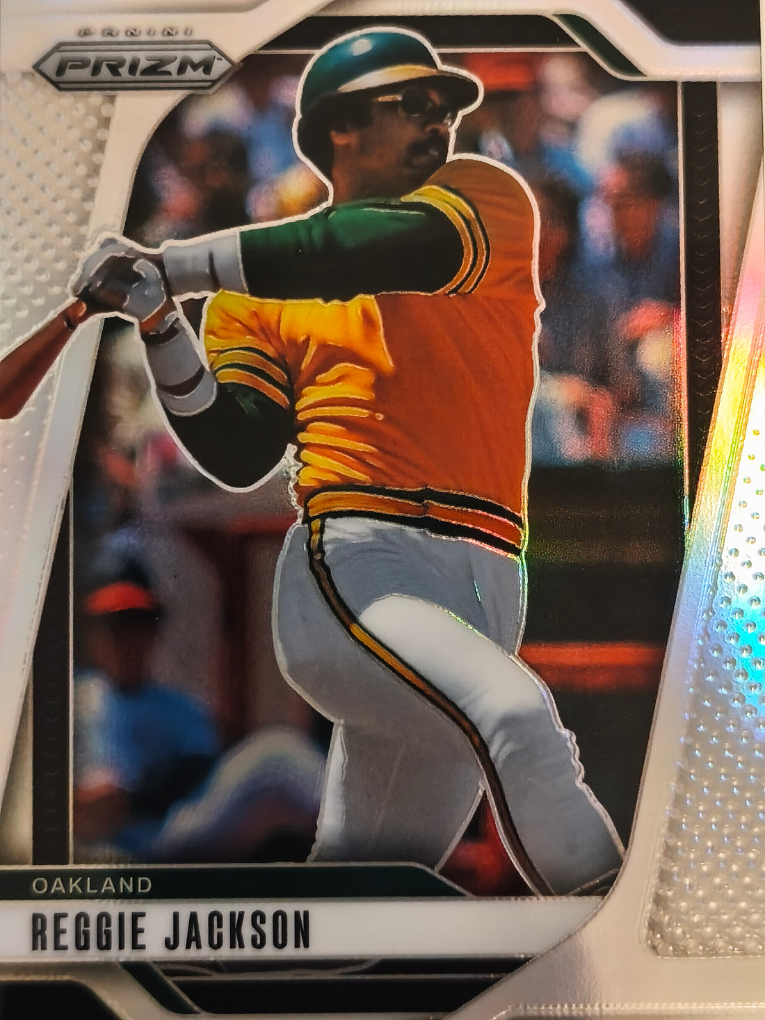 2025 Panini Prizm Baseball Silver Prizms Reggie Jackson #202