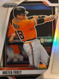 2025 Panini Prizm Baseball Silver Prizms Buster Posey #255