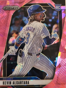 2025 Panini Prizm Baseball Pink Ice Prizms Kevin Alcantara #48 Rookie