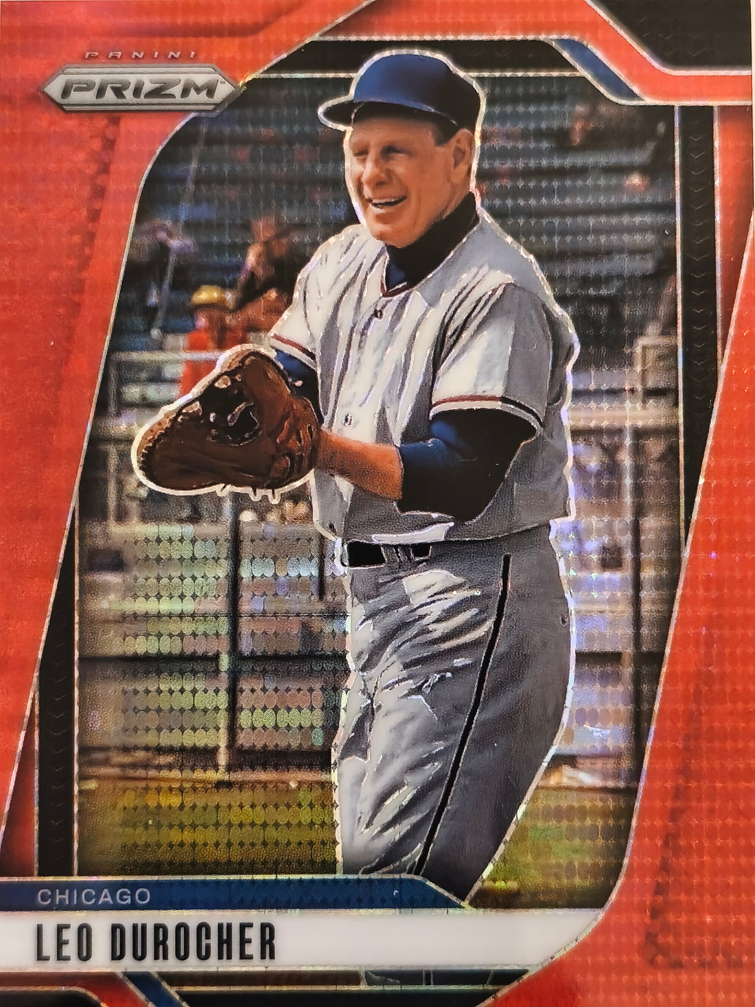 2025 Panini Prizm Baseball Red Pulsar Prizms Leo Durocher #201