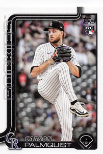 2025 Topps Update Baseball Carson Palmquist #US321 Rookie