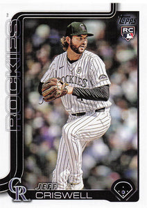2025 Topps Update Baseball Jeff Criswell #US5 Rookie