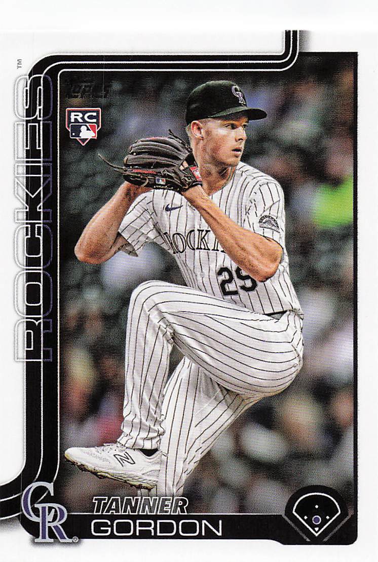 2025 Topps Update Baseball Tanner Gordon #US8 Rookie